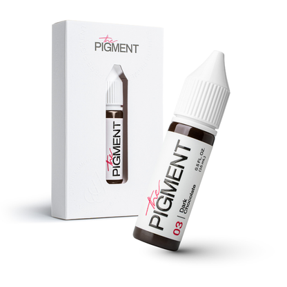 The Pigment Dark Chocolate 03 pigmento PMU sopracciglia – flacone professionale 15 ml