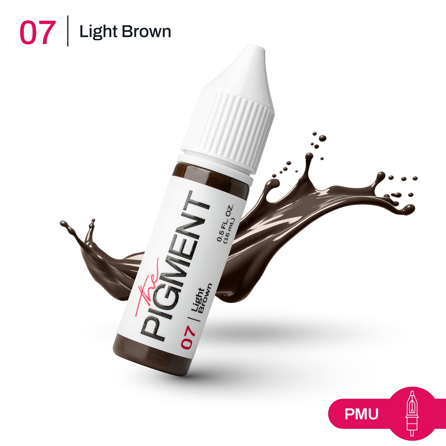 The Pigment Light Brown pigmento PMU sopracciglia – flacone professionale 15 ml Trucco Permanente