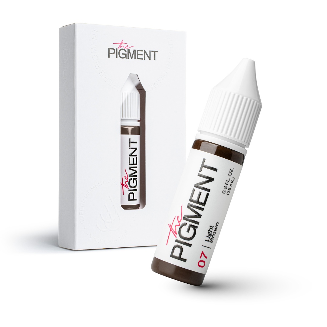 The Pigment Light Brown pigmento PMU sopracciglia – flacone professionale 15 ml