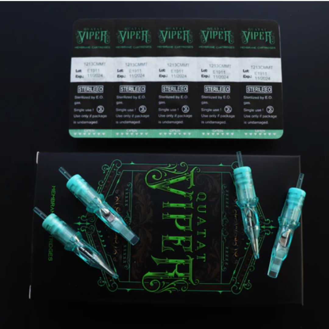 viper aghi pmu round liner sterili confezione 20 cartucce universali