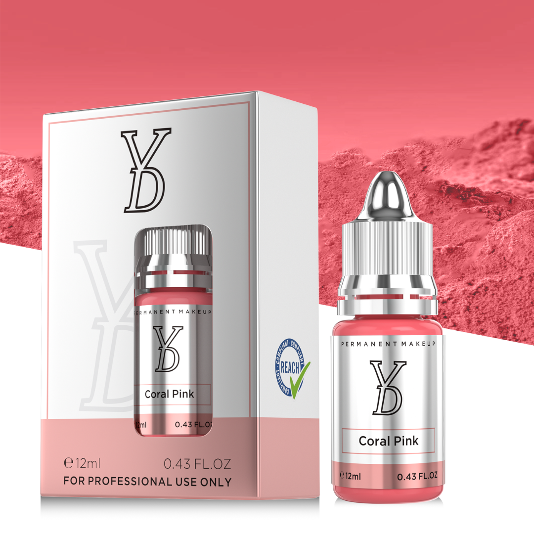 YDPMU Coral Pink – Rosa Corallo Caldo per Labbra e Areola PMU (12 ml)