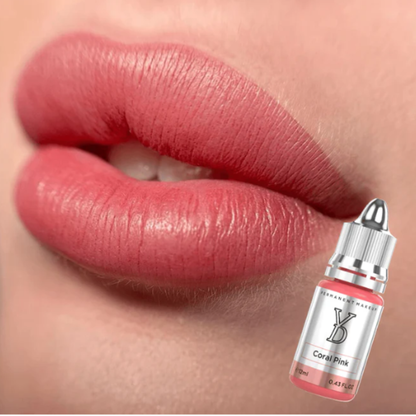 YDPMU Coral Pink – Rosa Corallo Caldo per Labbra e Areola PMU (12 ml)