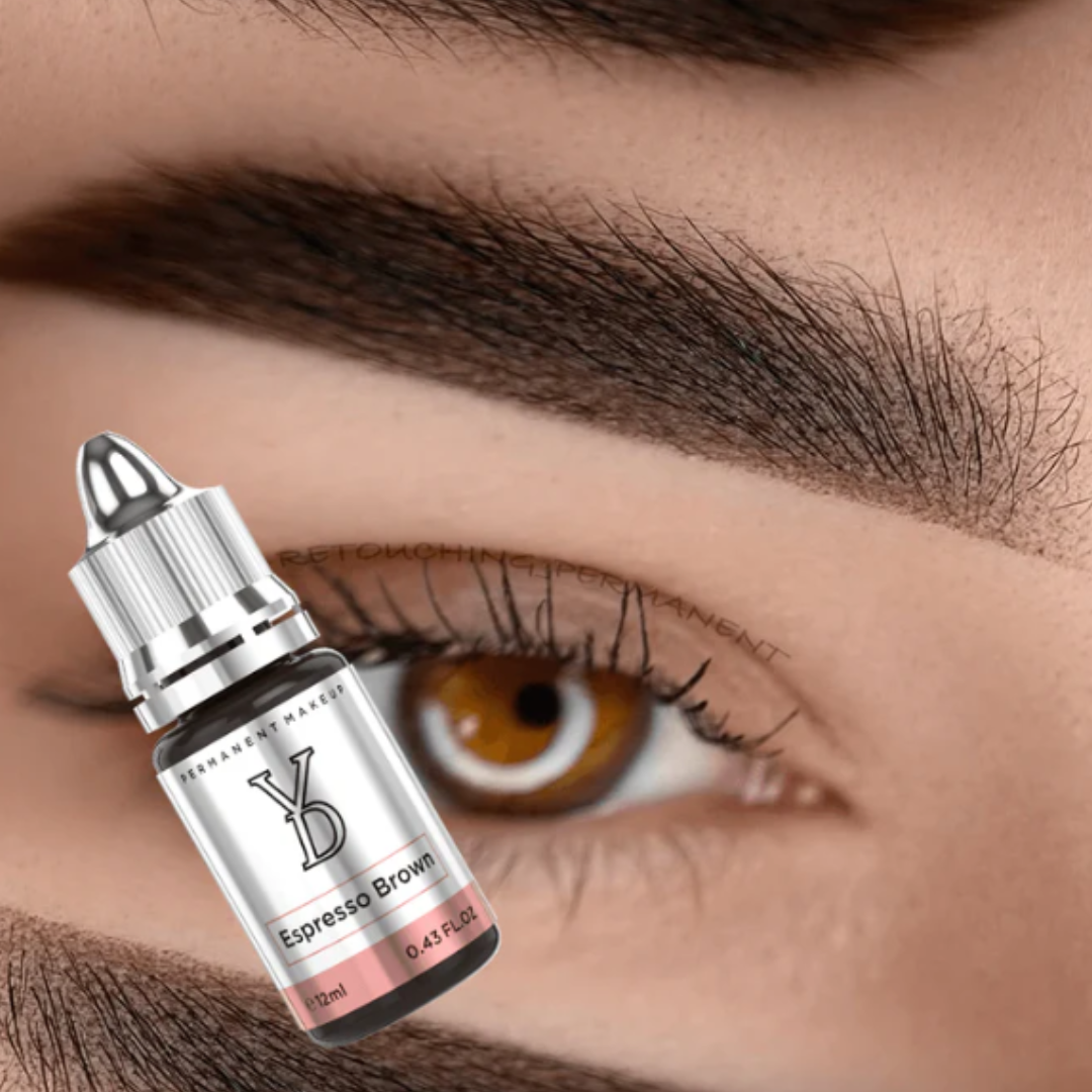 YDPMU Espresso Brown – Marrone Espresso Intenso per Sopracciglia e Areola PMU (12 ml)